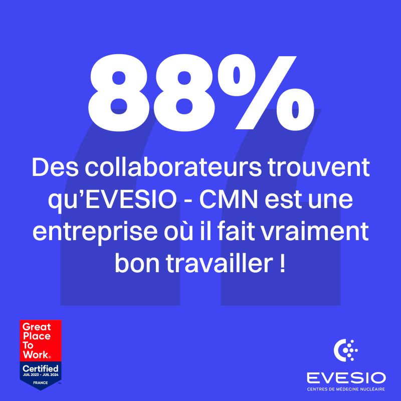 Nos salariés l’affirment - EVESIO - CMN est une entreprise où il fait vraiment bon travailler ! 🚀